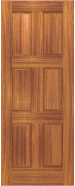 Raised  Panel   Biltmore  Teak  Doors